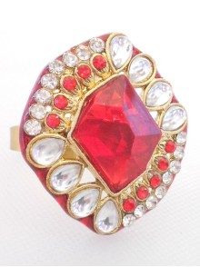 Kundan Finger Ring